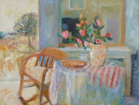 Alice Mumford's light filled oil painting emulating Matisse