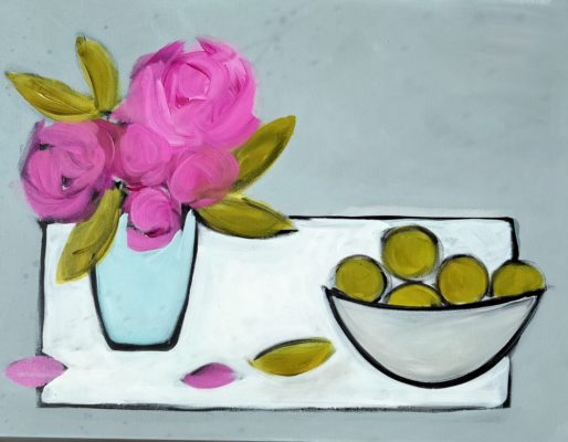 Iona Sanders - acrylic still life painting for beginners