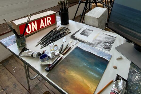 Online studio at The St Ives School of Art in St Ives