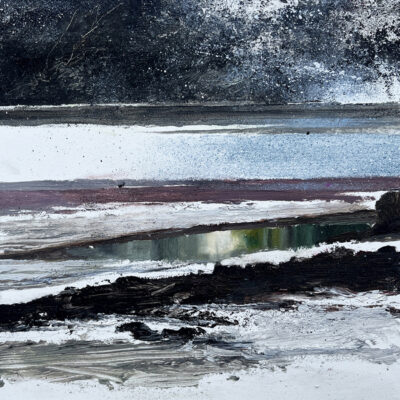 low tide- painting seascapes in oils