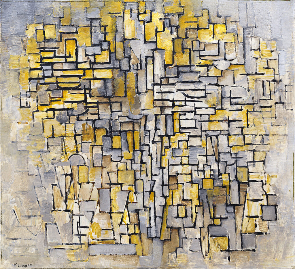 Tableau No.2/Composition No. VII by Pet Mondrian, Guggenheim